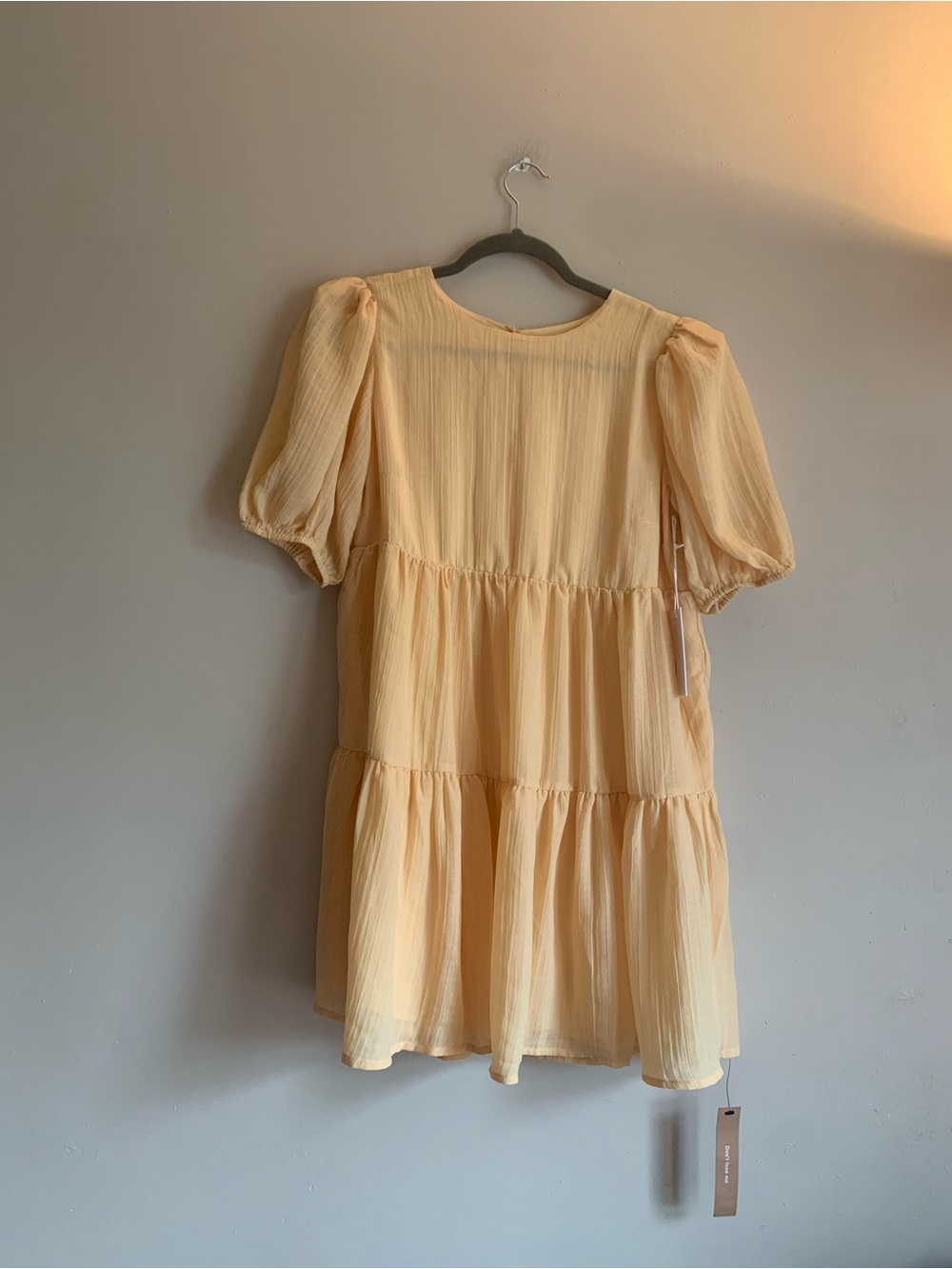 Reformation NWT Dress Women Size Medium Yellow Formal Outfit Spring MIDI Casual